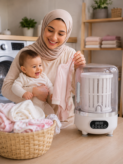 🧺وداعاً لغسل الجوارب والملابس الصغيرة باليد ✨