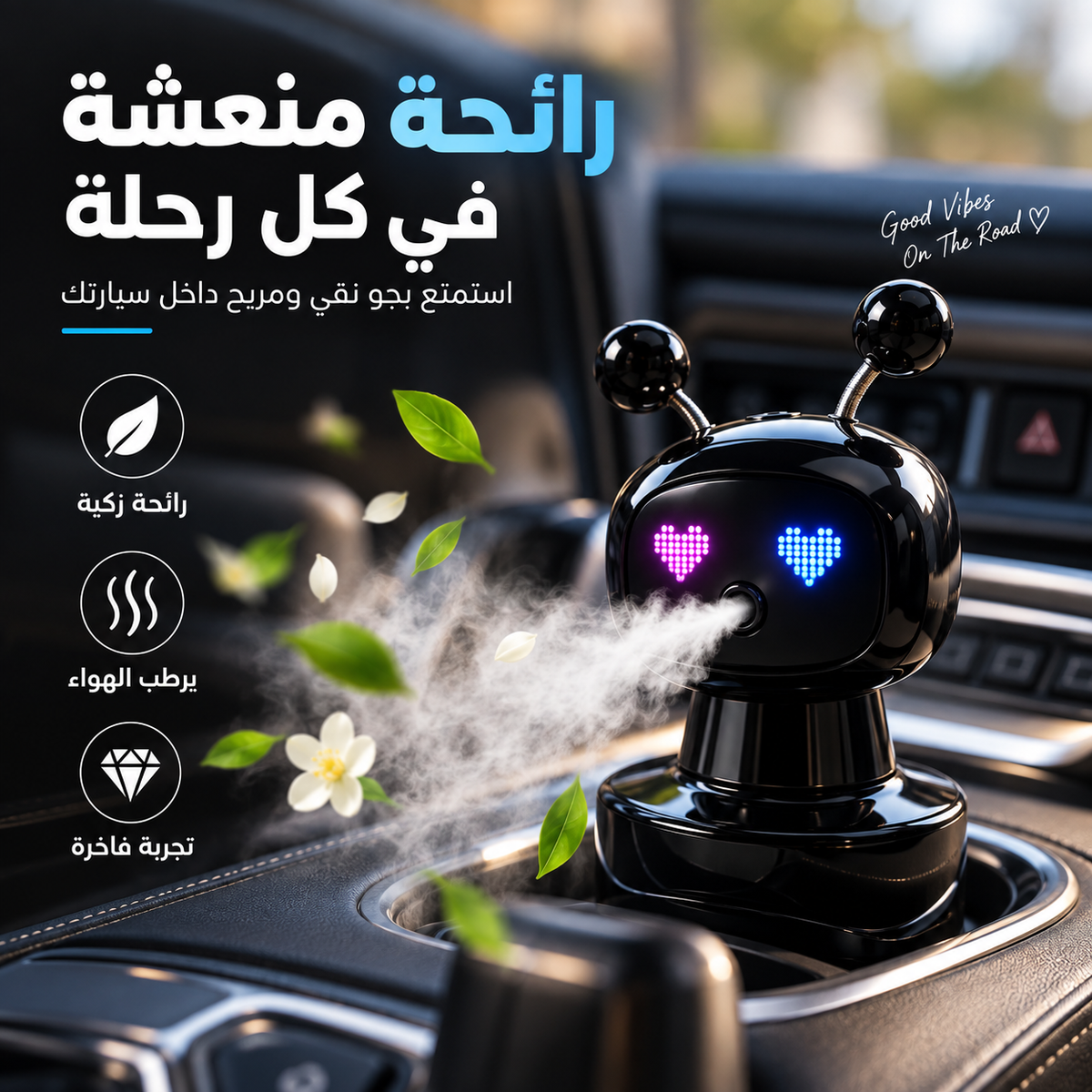 SmartBot™ — معطر السيارة الذكي